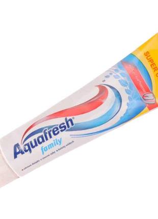 Зубна паста 100 мл (Освіжаюча мятна) без коробки ТМ AQUAFRESH