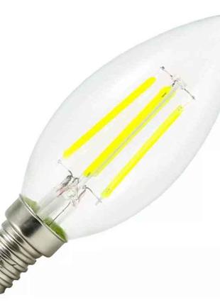 Лампа світлодіодна Filament С35, E14 4 Ватт FL-306 ТМ BIOM