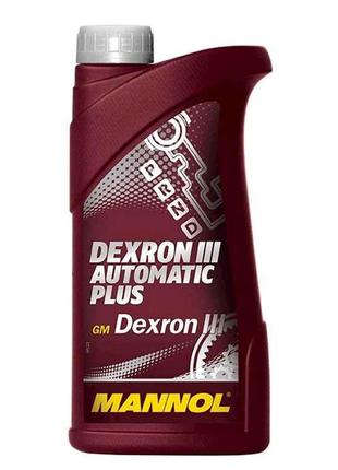 Масло трансмісійне AutomaticPlus Dexron ||| (8206) 1л ТМ MANNOL