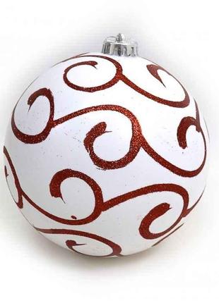 Кулька новорічна велика Візерунок 15см DSCN0983-15 ТМ КИТАЙ