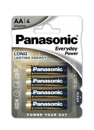Батарейка LR06 Everyday Power 1x4 шт. ТМ PANASONIC