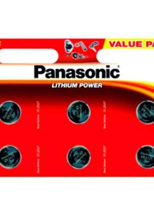 Батарейка CR-2032 Lithium, 3V, 1х6 шт ТМ PANASONIC
