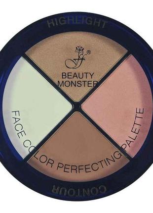 Бронзаторрумянахайлайтеры FC-53 Colors face color palette №2 Т...