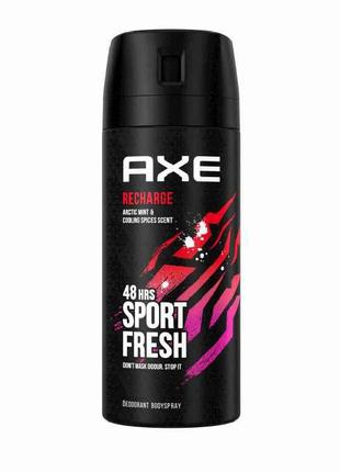 Дезодорант (Спрей) чол. 150 мл RECHARGE ТМ AXE