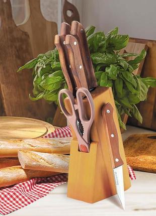 Набор кухонных ножей maestro basic mr-1401 7 предметов