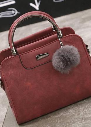 Стильная женская сумочка клатч. модная мини сумка бордовый