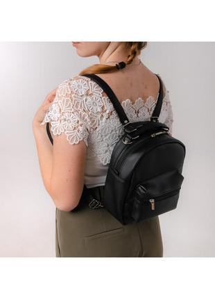 Жіночий рюкзак- трансформер asti чорний