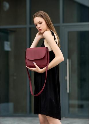 Женская сумка кросбоди  rose бордо