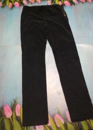 H&m велюровые штаны 128см 7-8р. брюки джинсы