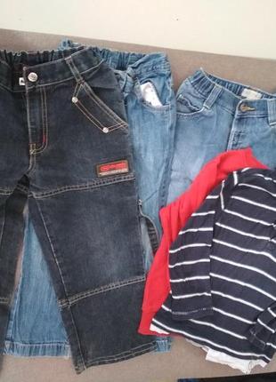 Пакет одежды 104-110см 4-5л джинсы кофты