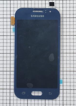 LCD дисплей Samsung J110H Galaxy J1 Ace з сенсором синій OLED