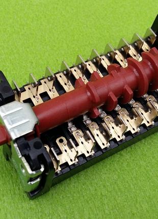 Перемикач десятипозиционный 800804 / 16А / 250V / Т150 для дух...