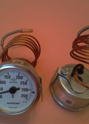 Капілярний Термометр PAKKENS Ø60мм від 0 до 350°С, довжина кап...