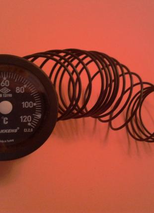 Термометр капиллярный pakkens, Ø52мм/Tmax=120°С длина 3 м - те...