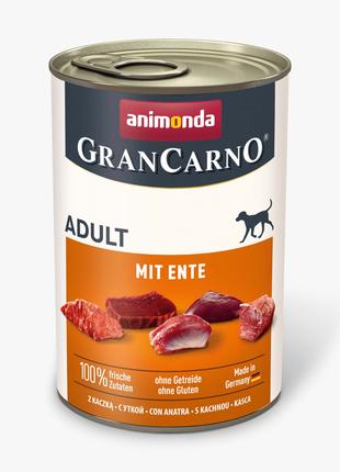 Влажный корм для собак Animonda GranCarno с уткой 400г