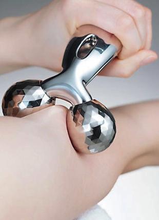 Роликовый массажер 3D Massager XC-117 для лица, шеи, плеч, рук...