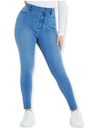 Шикарные джинсы с высокой посадкой большого размера