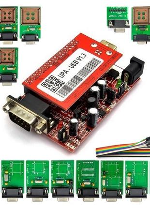 UPA USB V1.3 программатор чип-тюнинг EEPROM + адаптеры OBD