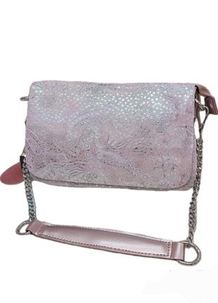 Кожаная женская сумка клатч BR0022