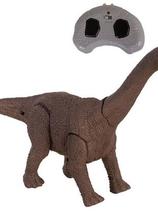 Игрушка Динозавр Брахиозавр с Пультом Управления на Батарейках...