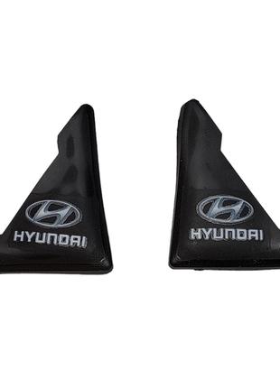 Куточки на двері автомобіля Hyundai для захисту від сколів, по...
