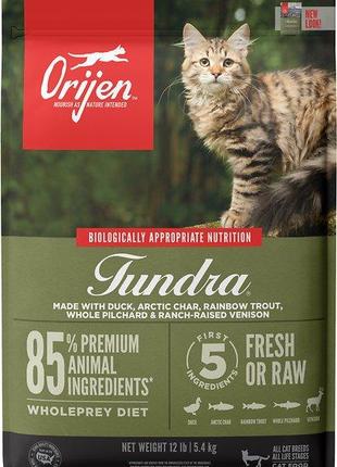 Orijen Tundra Cat (Оріджен Тундра Кет) сухий корм для кошенят ...
