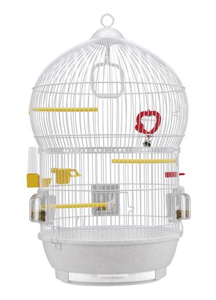 Кругла клітка для канарок, папуг і маленьких птахів Ferplast B...