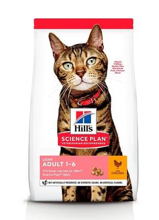 Hills Science Plan Feline Adult 1-6 Light Chicken (Хиллс СП Фи...