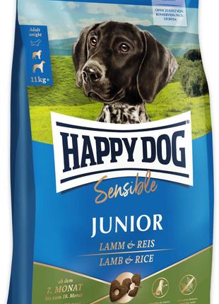 Happy Dog Sensible Junior Lamb Rice (Хэппи Дог Джуниор) сухой ...