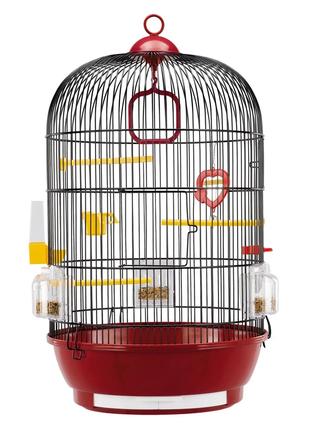 Кругла клітка для канарок, папуг і маленьких птахів Ferplast D...