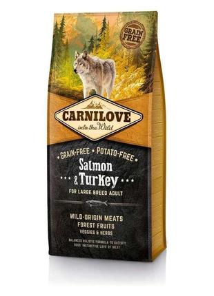 Carnilove Salmon & Turkey Large Breed Adult Dogs (Карнилав Лос...
