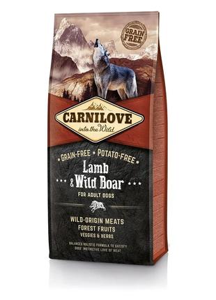 Carnilove Lamb & Wild Boar for Adult Dogs (Карнилав Ягненок Ди...