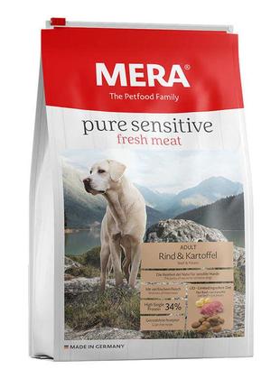 MERA Pure Sensitive fresh meat Rind Kartoffel (Мера Фреш Мит Г...