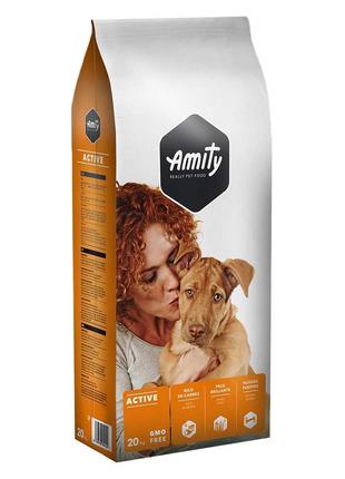 Amity ECO Active (Амити ЭКО Актив) сухой корм для собак с повы...