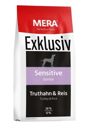 MERA Exklusiv Sensitive Junior Turkey Rice (Мера Сенсетив Джун...