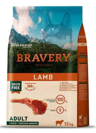 Bravery Lamb Adult Large Medium (Бравери Лардж Медиум Ягненок)...