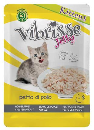 Croci Vibrisse (Кроки Вібрис) вологий корм для кошенят із куря...