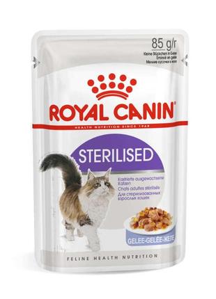 Royal Canin Sterilised Jelly (Роял Канин Стерелайзд желе) влаж...