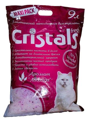 Cristals Fresh (Кристалс Фреш) Силикагелевый наполнитель для к...