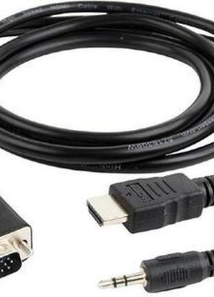 Перехідник Cablexpert HDMI / VGA / audio 4.5m Black (A-HDMI-VG...