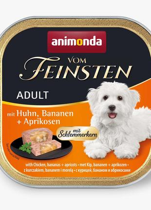 Вологий корм для собак Animonda Vom Feinsten з куркою, бананам...