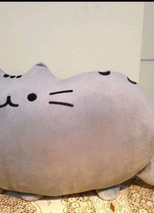 Игрушка-подушка кот серый,40 см