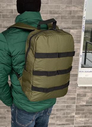Мужской рюкзак тактический городской зеленый цвет повседневный