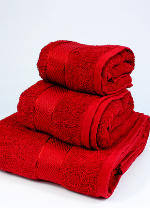 Набор махровых полотенц - 100% хлопок