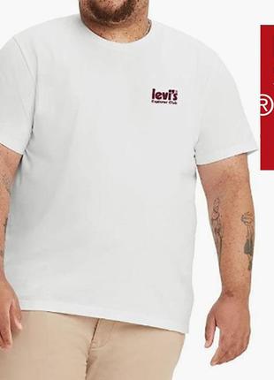 Мужская футболка levi's: большие размеры: оригинал