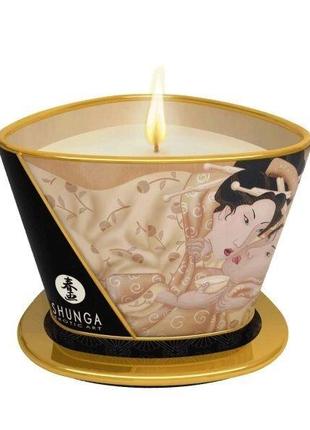 Массажная свеча Shunga Massage Candle - Vanilla Fetish (170 мл...