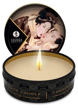 Массажная свеча Shunga Mini Massage Candle - Intoxicating Choc...