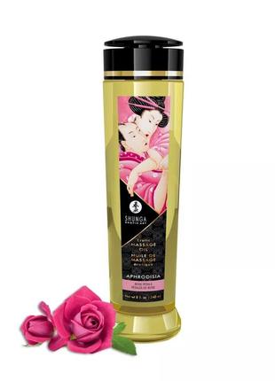 Массажное масло Shunga Aphrodisia - Roses (240 мл) натуральное...