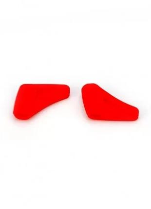 Фиксаторы - стопперы заушников для очков треугольник ( красные )