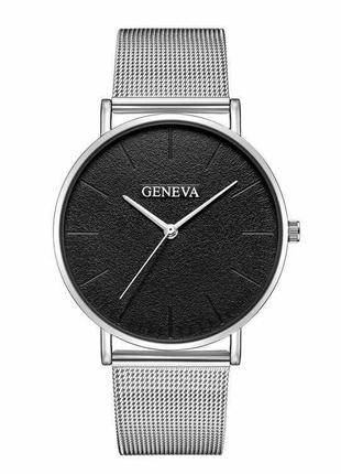 Женские часы Geneva Classic steel watch серебряные